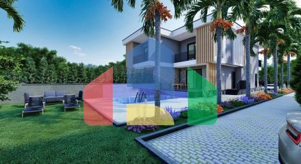 Виллы планировки 4+2 в районе Дошемеалты - Анталия