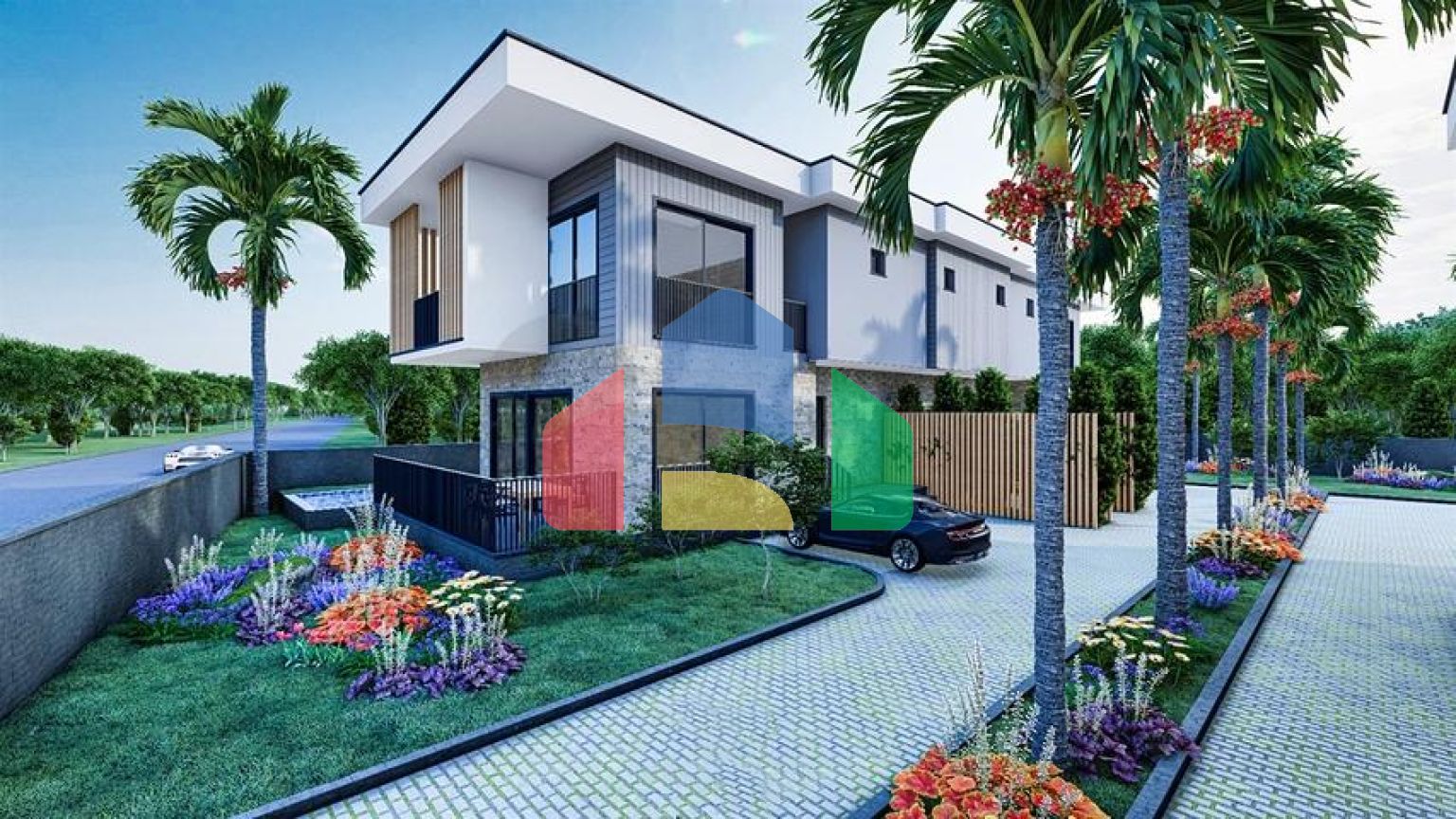 Виллы планировки 4+2 в районе Дошемеалты - Анталия