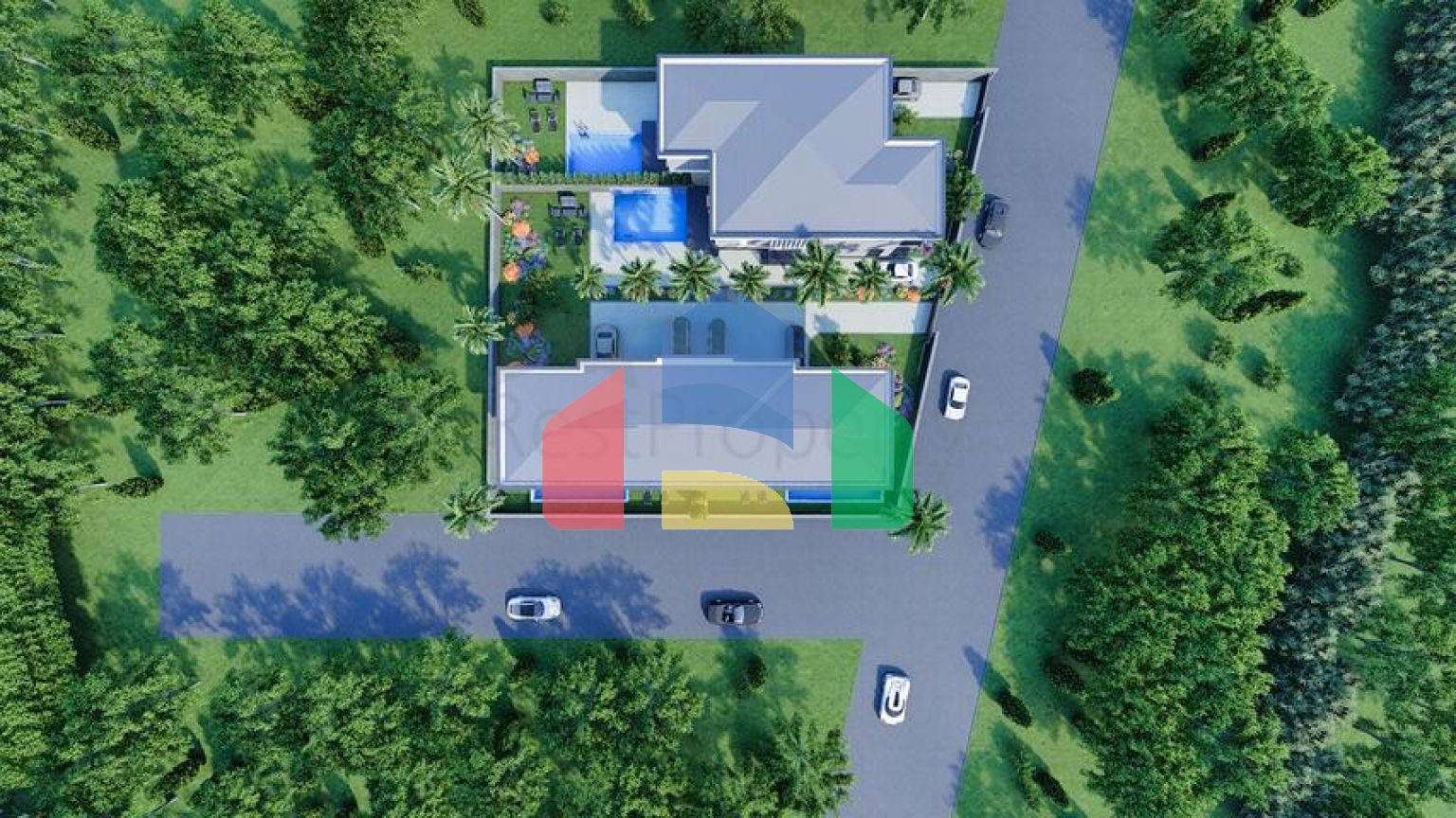 Виллы планировки 4+2 в районе Дошемеалты - Анталия