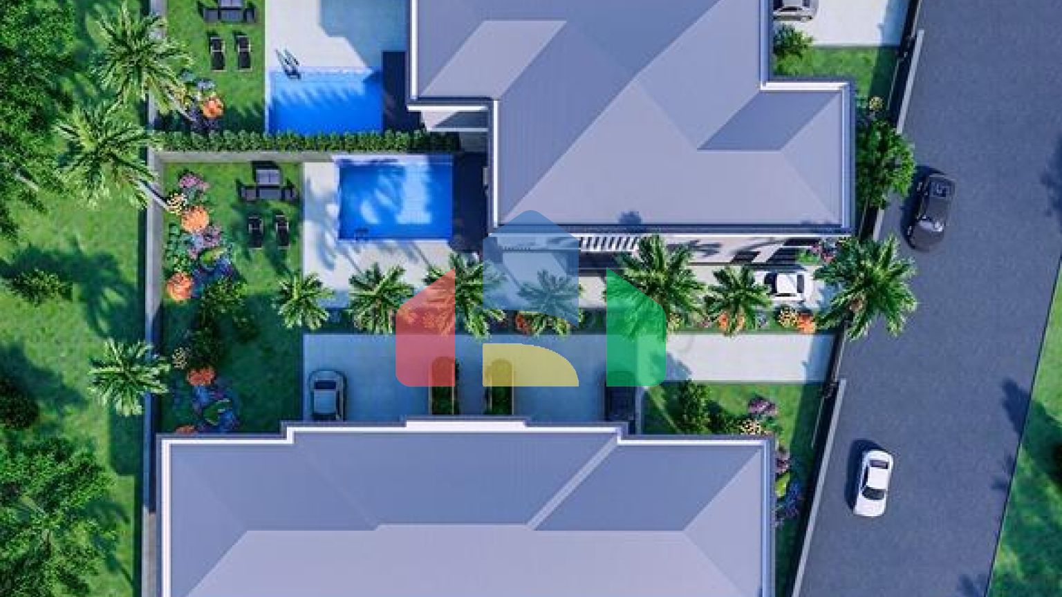 Виллы планировки 4+2 в районе Дошемеалты - Анталия