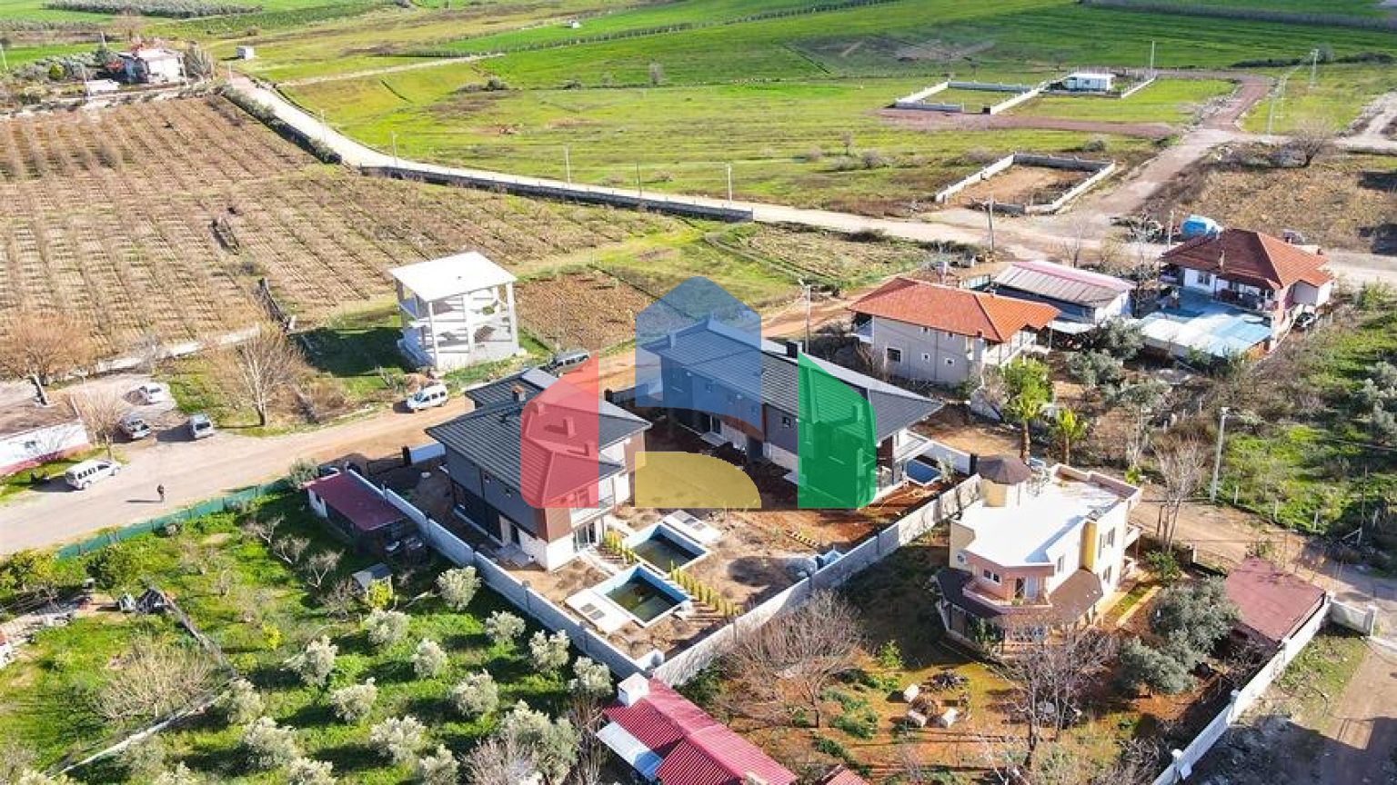 Виллы планировки 4+2 в районе Дошемеалты - Анталия