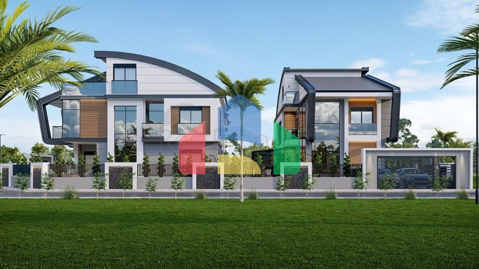 Виллы планировки 4+2 и 6+2 в районе Дошемеалты - Анталия