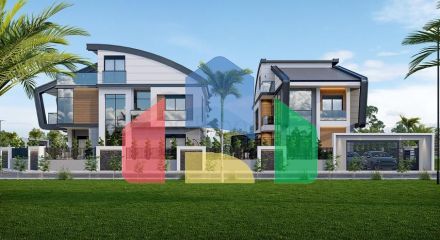 Виллы планировки 4+2 и 6+2 в районе Дошемеалты - Анталия