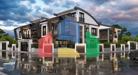 Виллы планировки 4+2 и 6+2 в районе Дошемеалты - Анталия