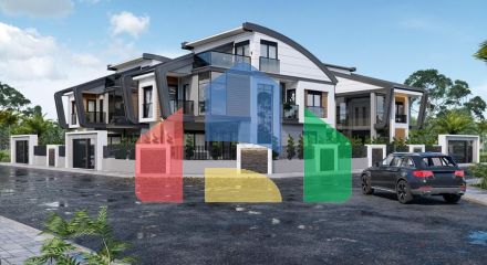 Виллы планировки 4+2 и 6+2 в районе Дошемеалты - Анталия