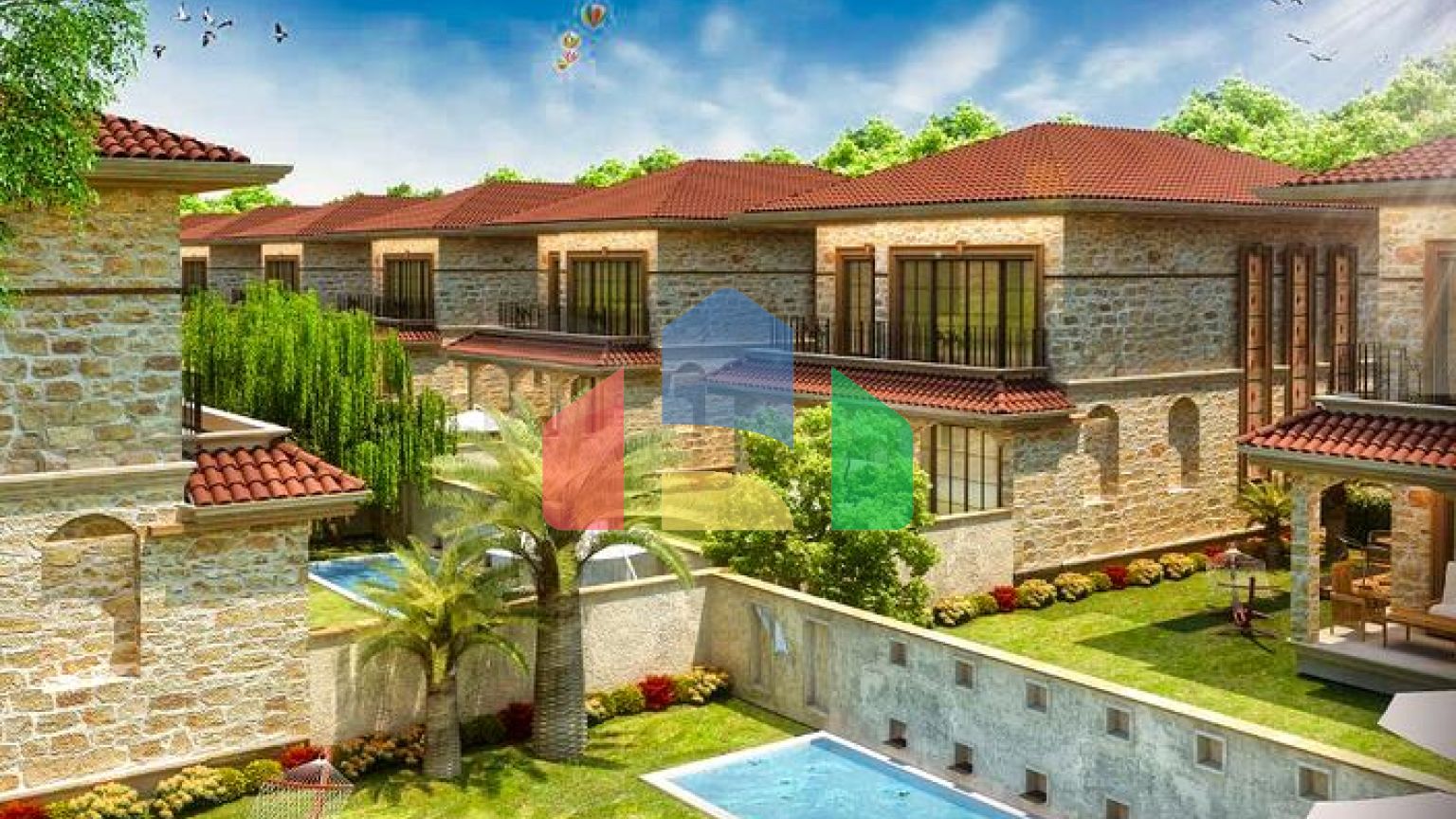 Вілли планування 4 + 1 в районі Дошемеалти - Анталія