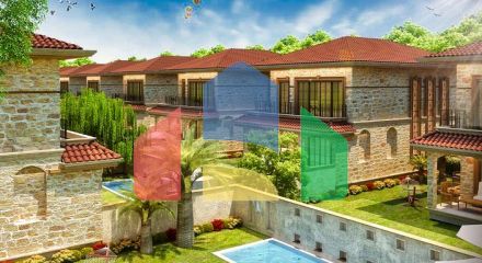 Вілли планування 4 + 1 в районі Дошемеалти - Анталія