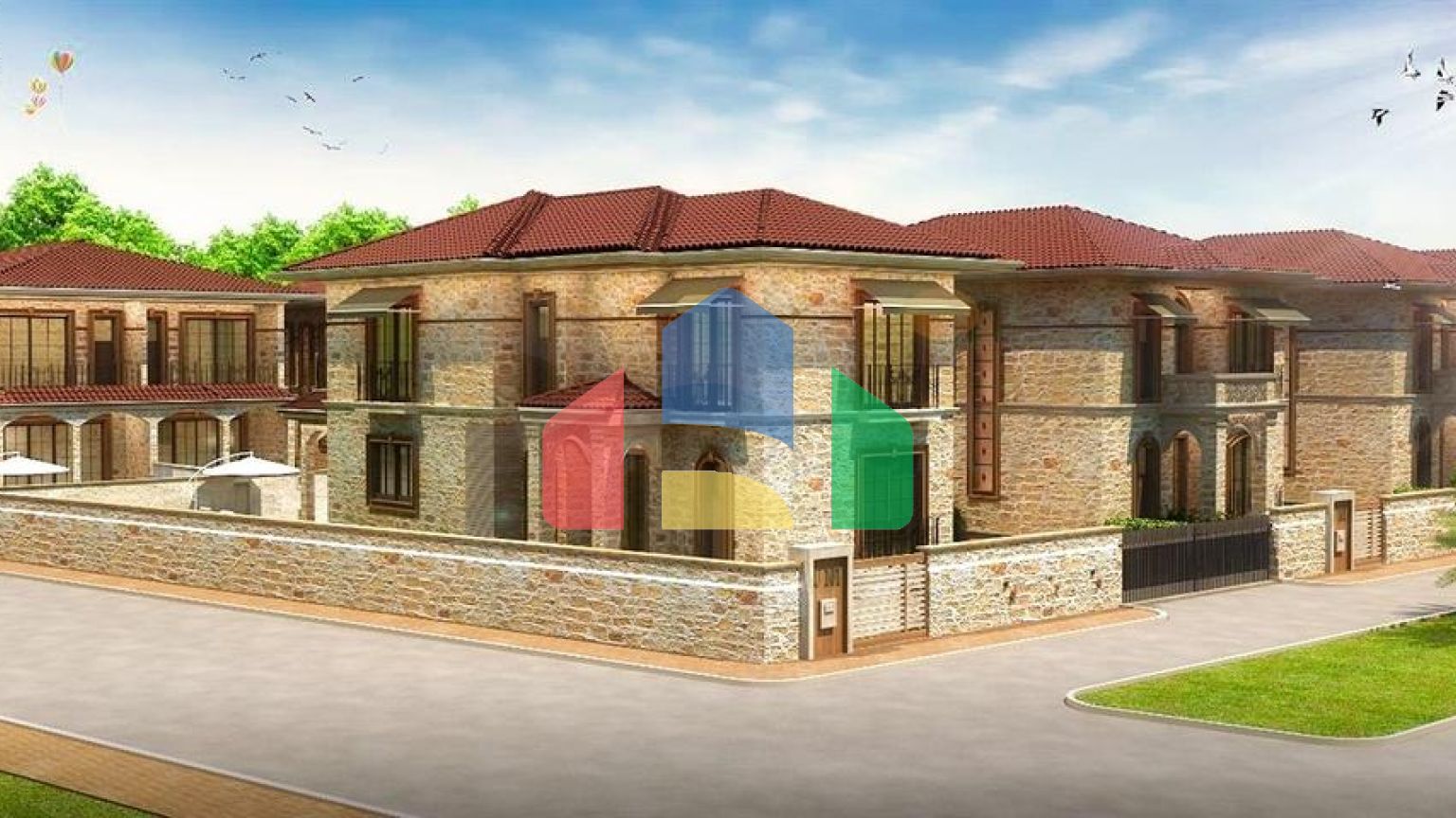 Вілли планування 4 + 1 в районі Дошемеалти - Анталія