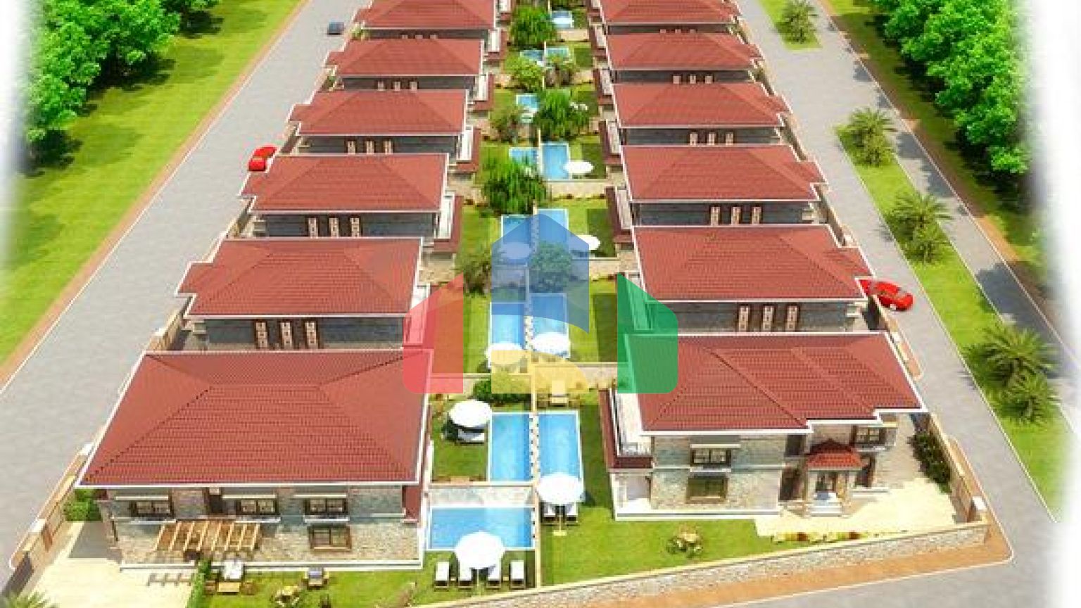 Вілли планування 4 + 1 в районі Дошемеалти - Анталія