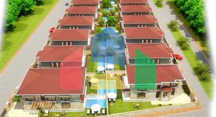 Вілли планування 4 + 1 в районі Дошемеалти - Анталія