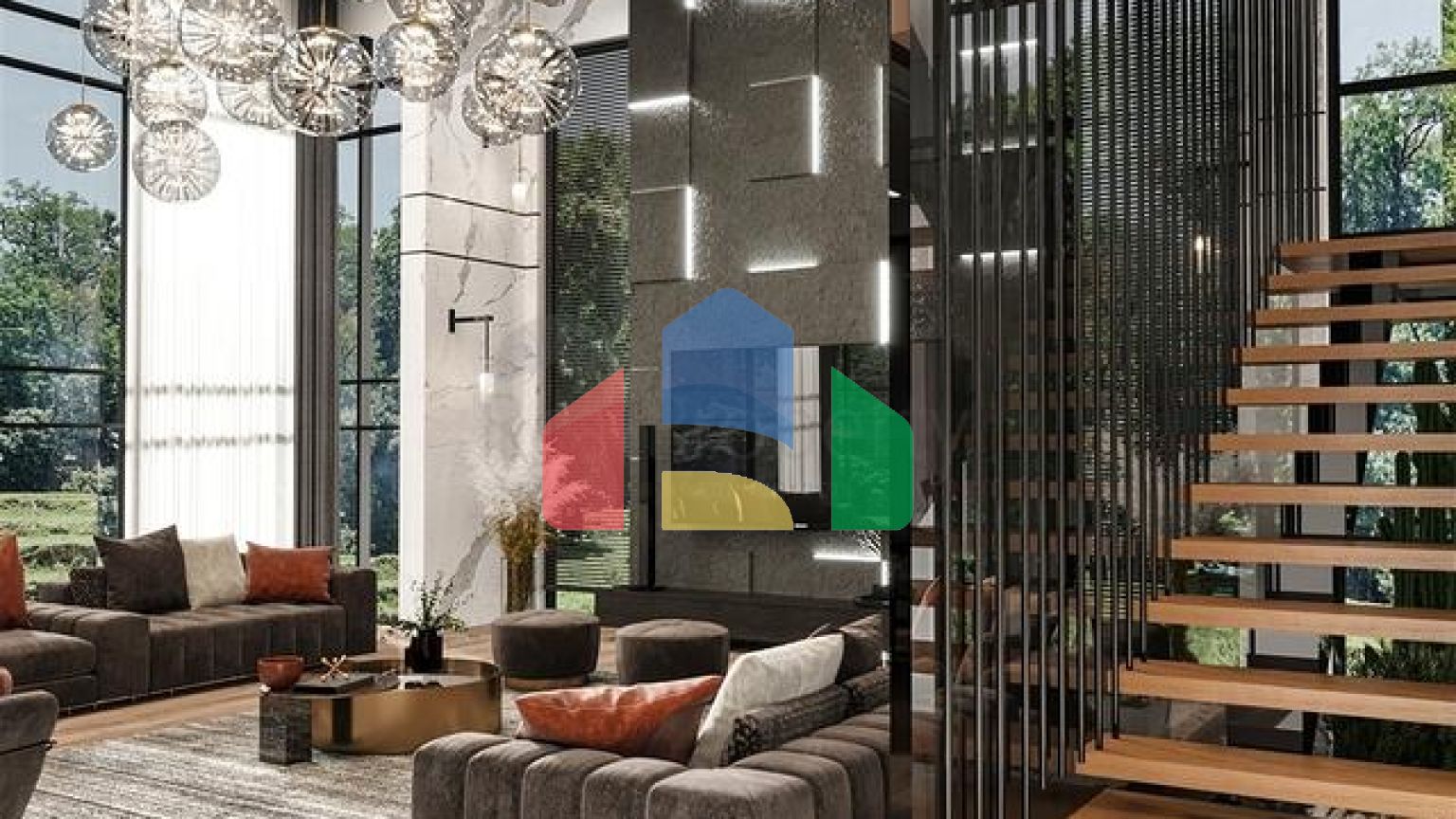 Виллы планировки 5+1 в районе Дошемеалты - Анталия