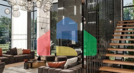 Виллы планировки 5+1 в районе Дошемеалты - Анталия