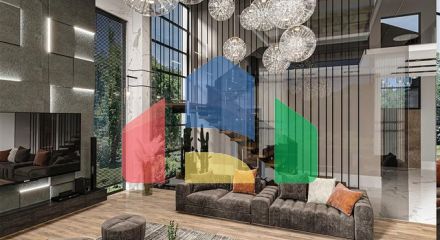 Виллы планировки 5+1 в районе Дошемеалты - Анталия