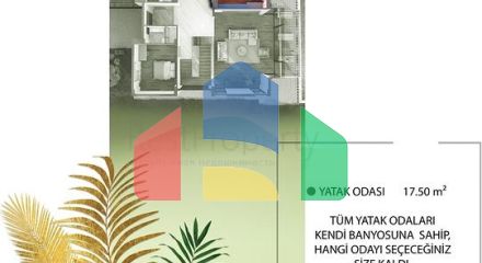 Виллы планировки 5+1 в районе Дошемеалты - Анталия