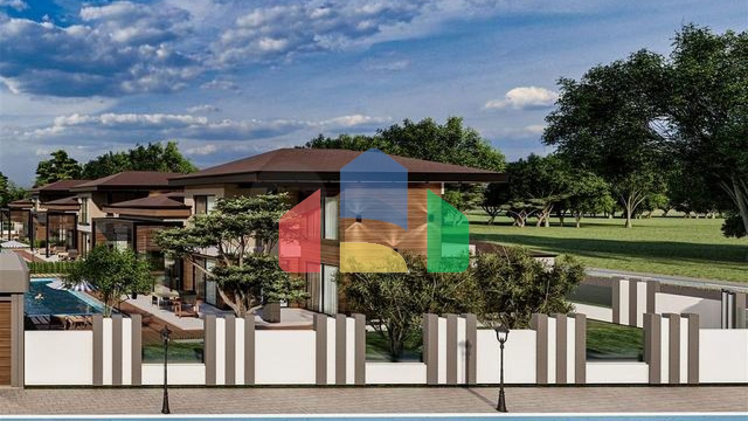 Виллы планировки 5+1 в районе Дошемеалты - Анталия