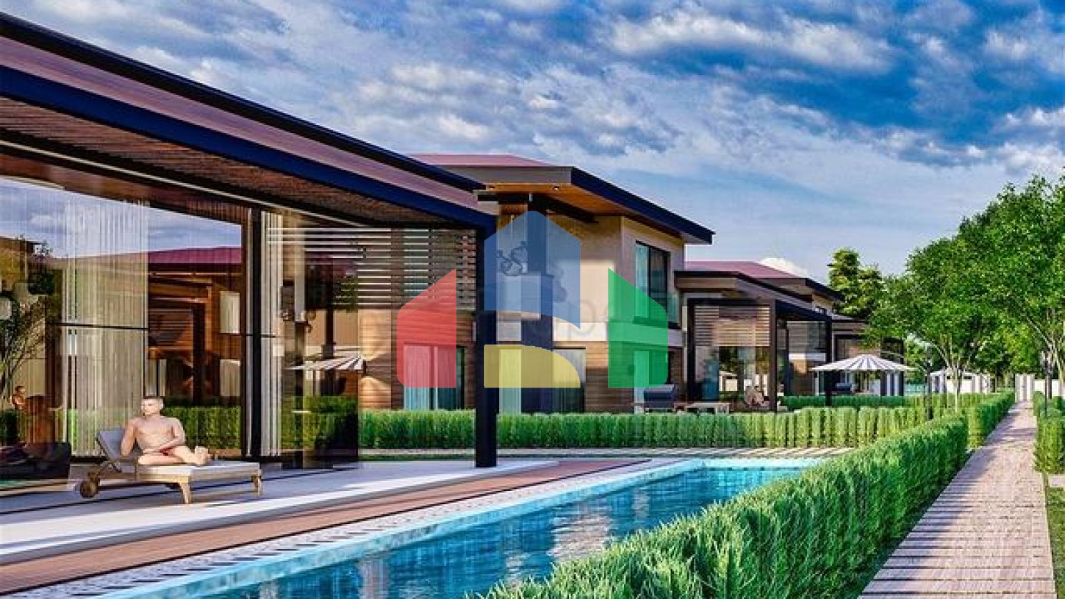 Виллы планировки 5+1 в районе Дошемеалты - Анталия