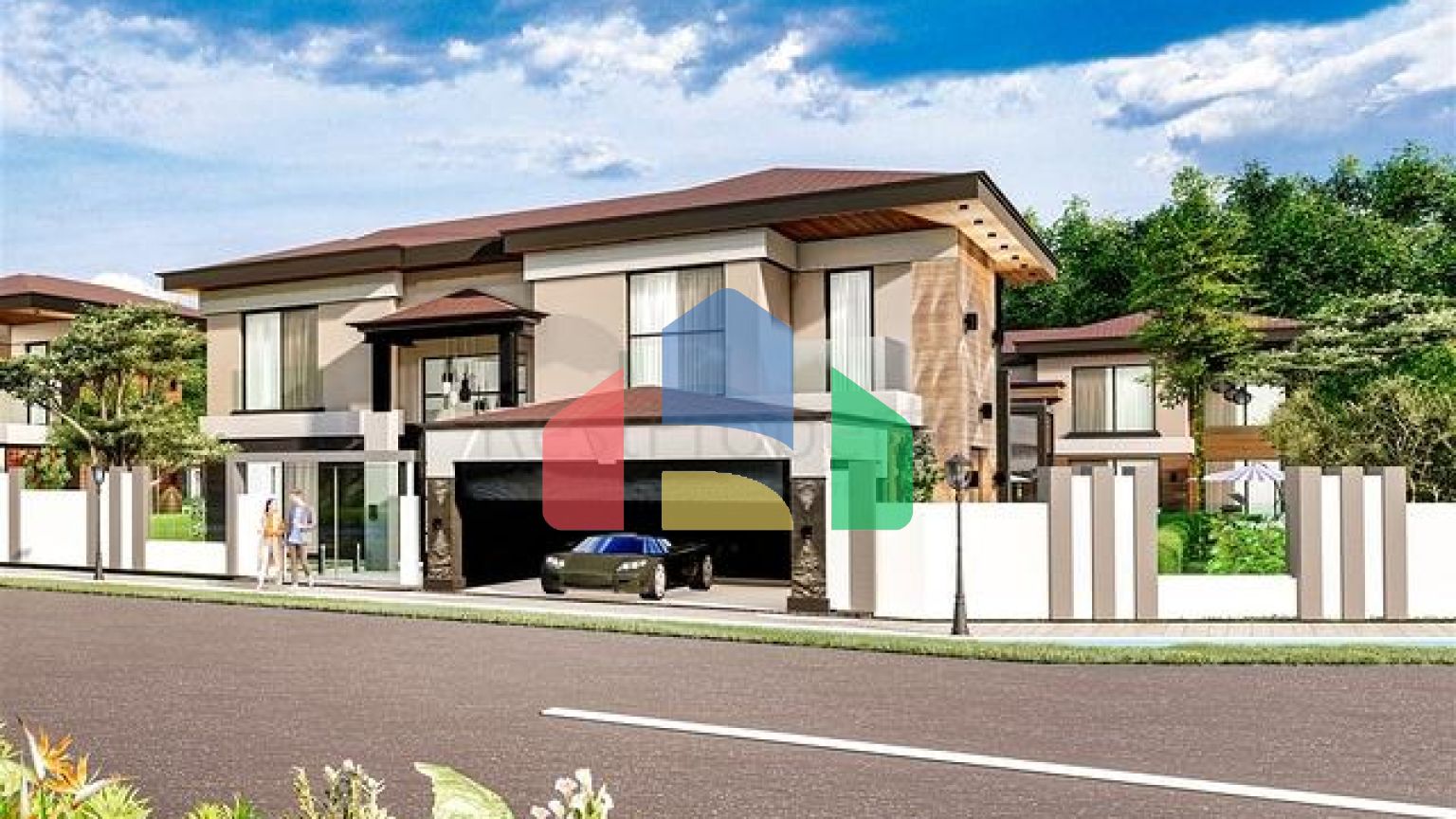 Виллы планировки 5+1 в районе Дошемеалты - Анталия