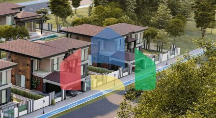 Виллы планировки 5+1 в районе Дошемеалты - Анталия