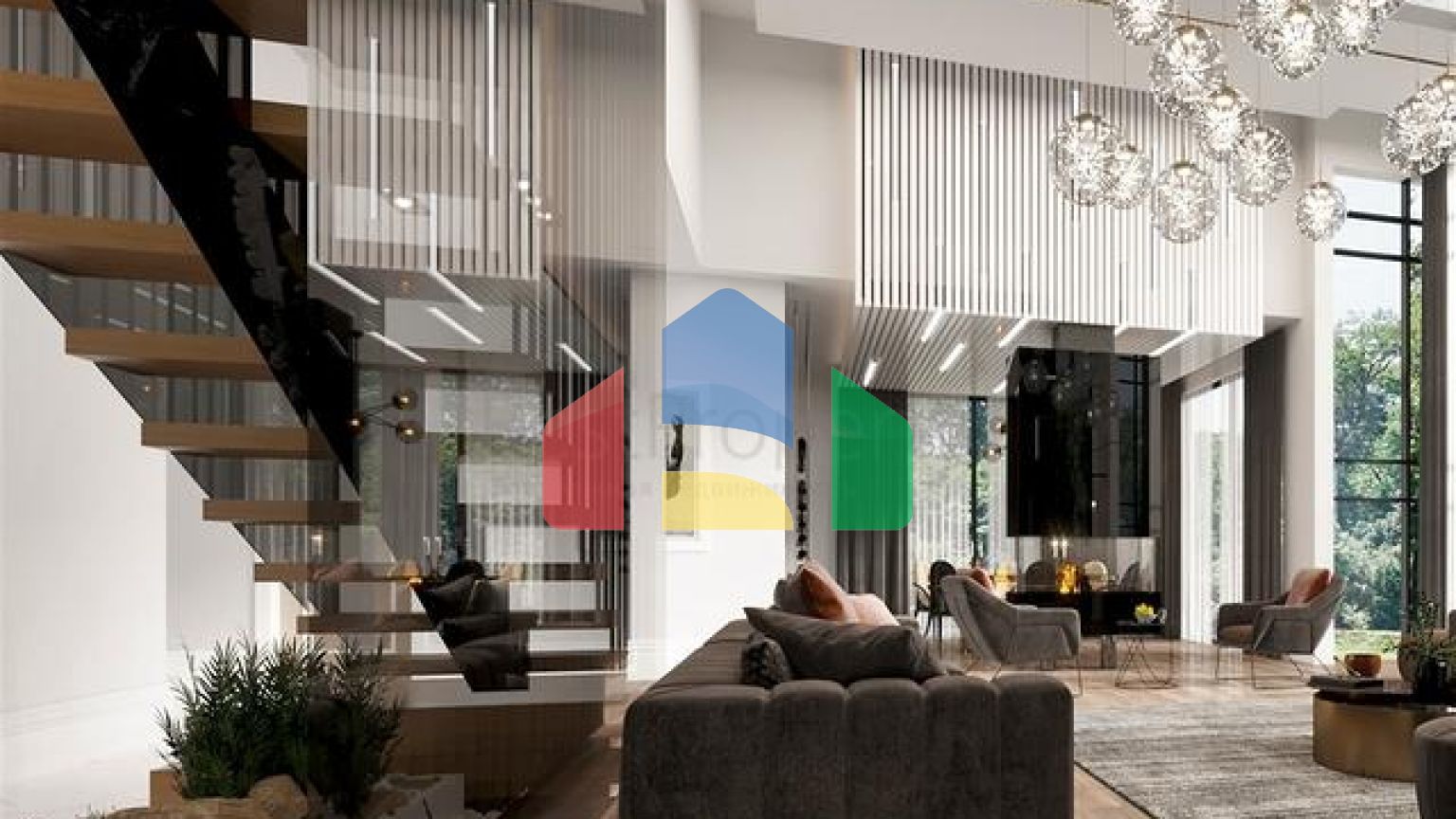 Виллы планировки 5+1 в районе Дошемеалты - Анталия