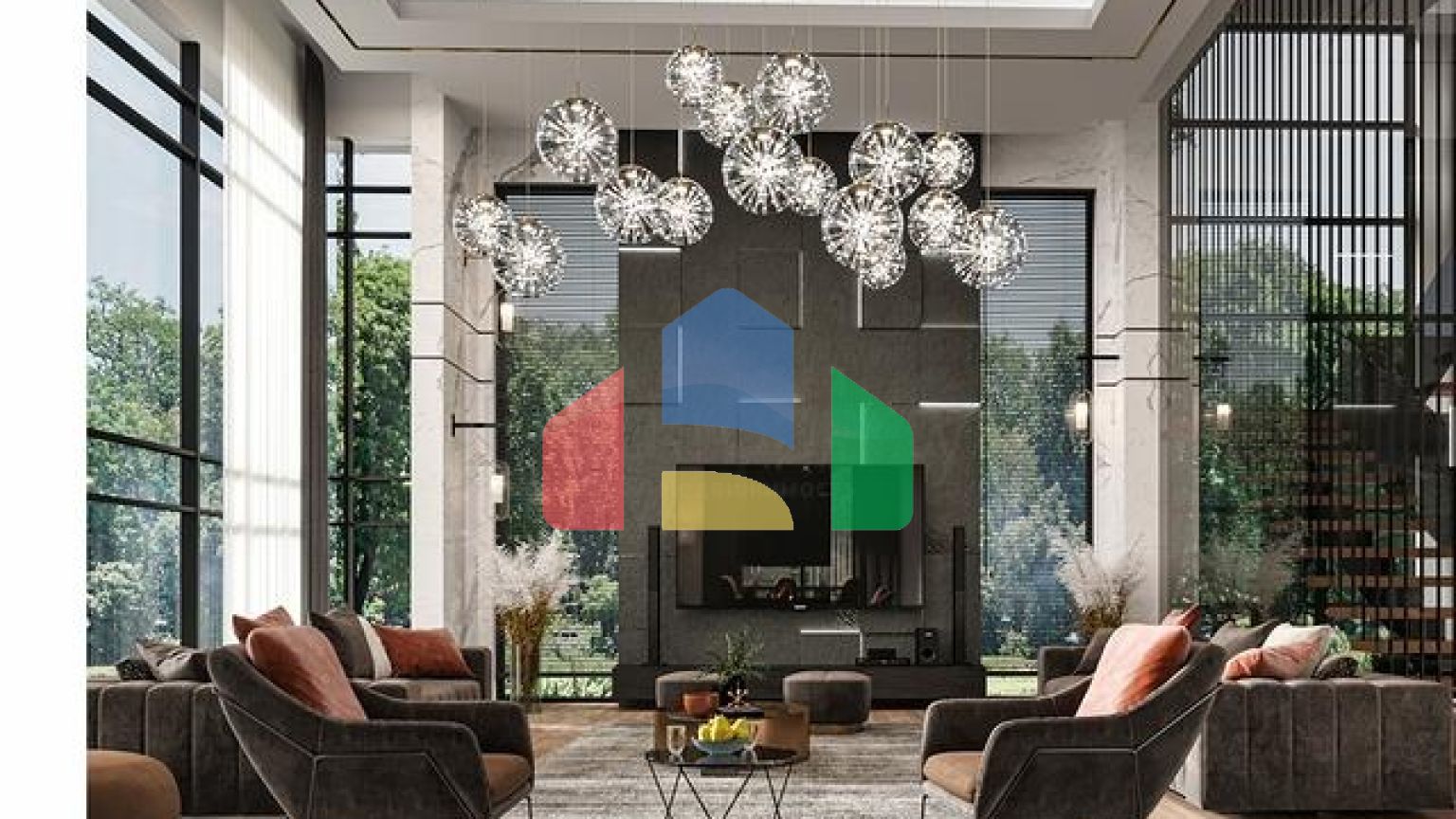 Виллы планировки 5+1 в районе Дошемеалты - Анталия