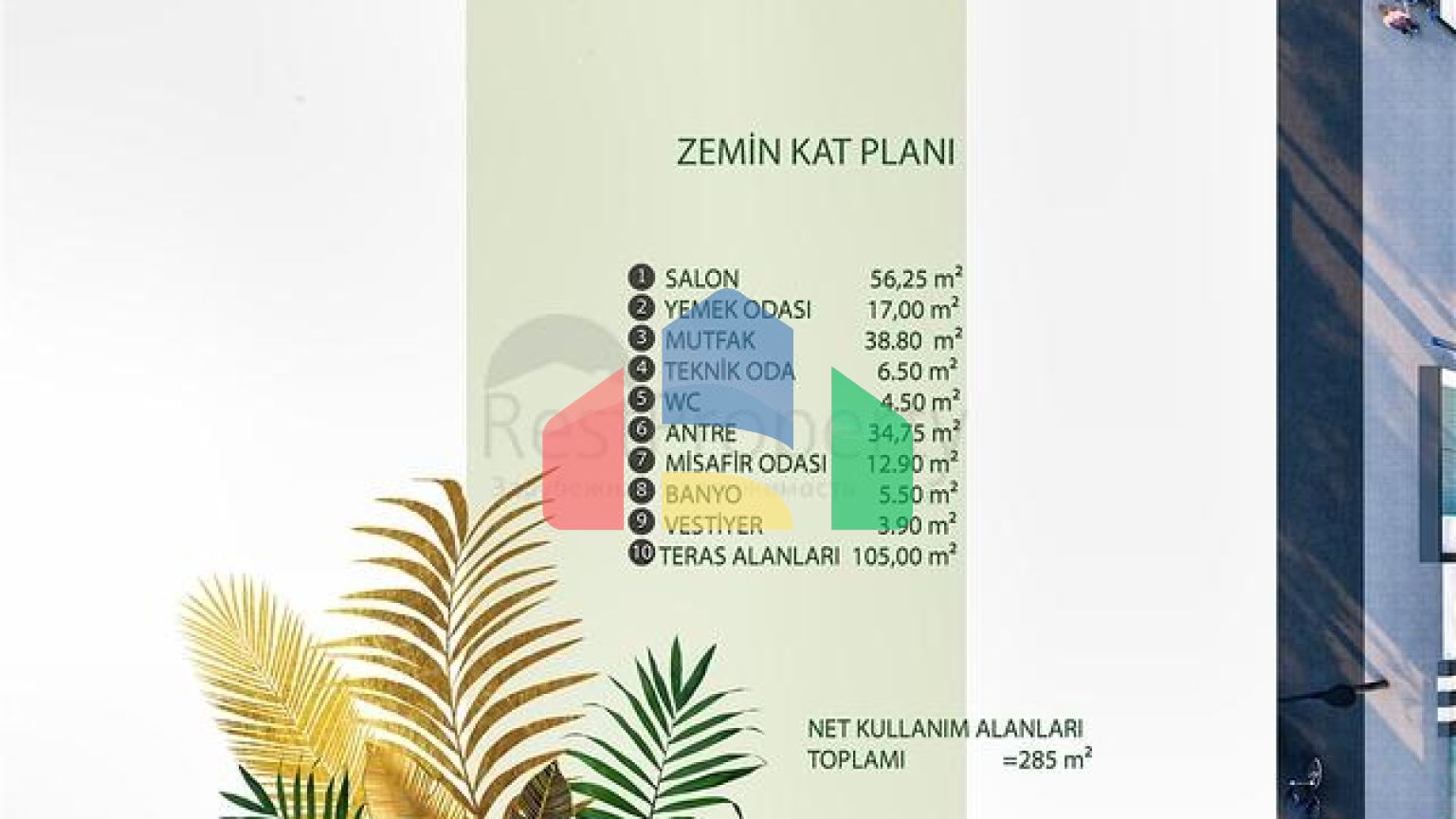Виллы планировки 5+1 в районе Дошемеалты - Анталия
