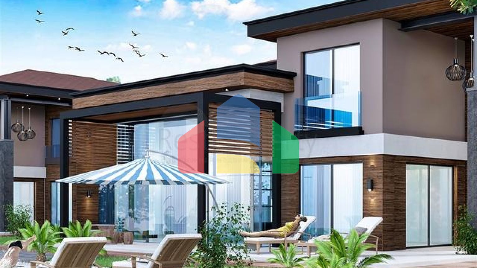 Виллы планировки 5+1 в районе Дошемеалты - Анталия