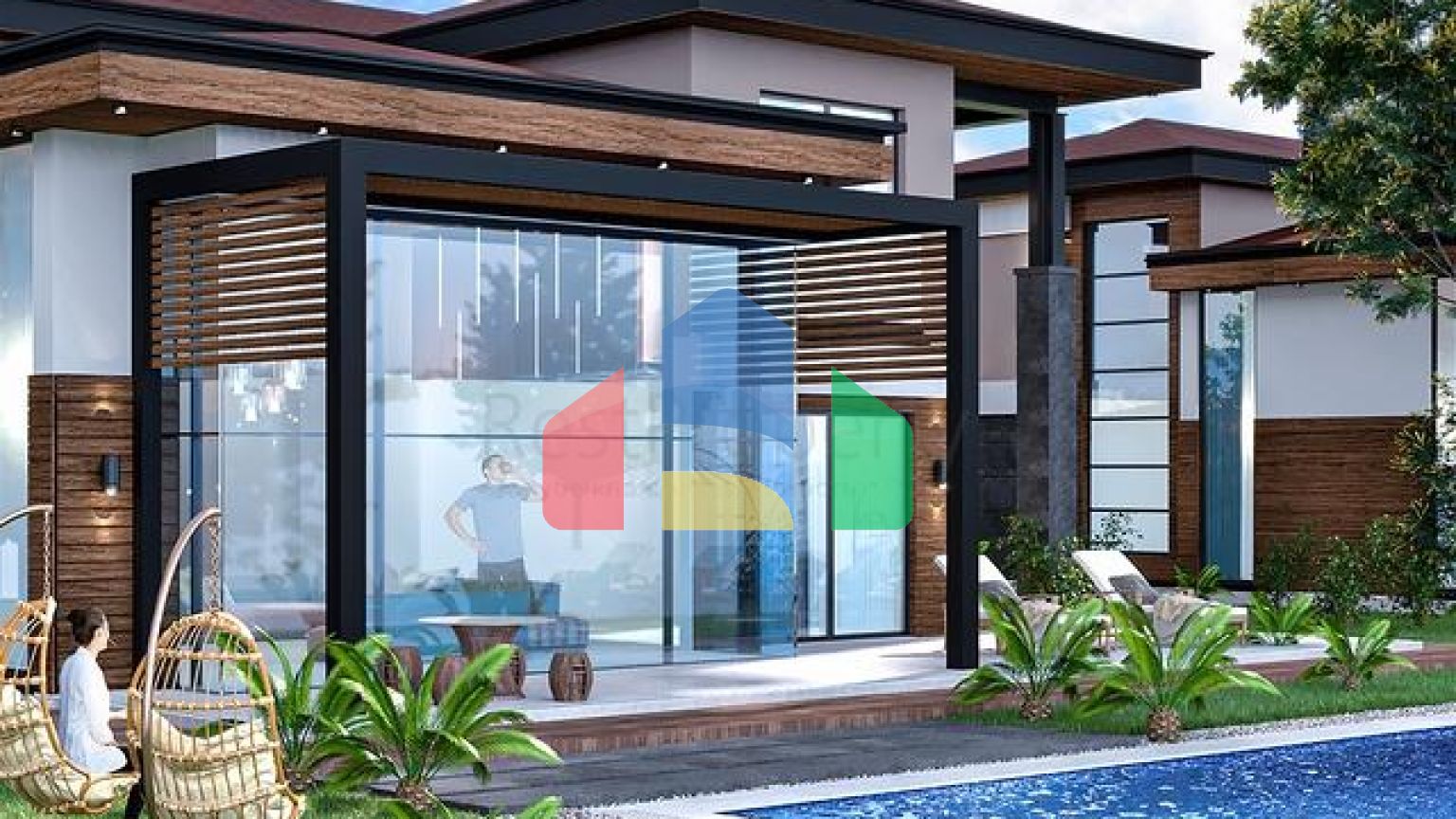 Виллы планировки 5+1 в районе Дошемеалты - Анталия