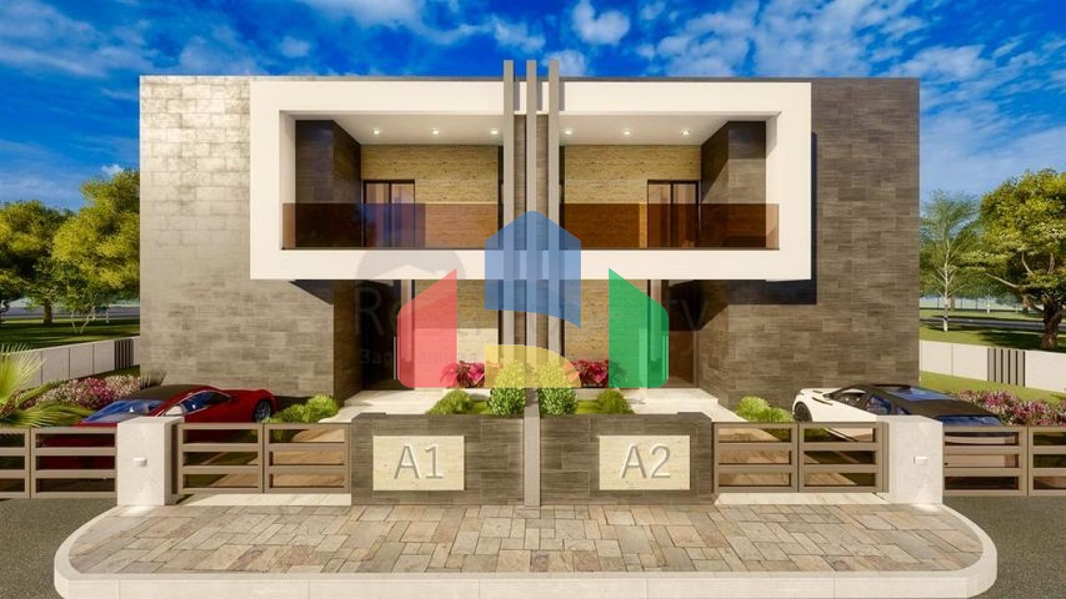 Затишна вілла планування 4 + 1 в районі Дошемеалти - Анталія