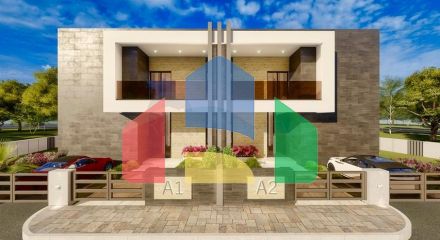 Затишна вілла планування 4 + 1 в районі Дошемеалти - Анталія