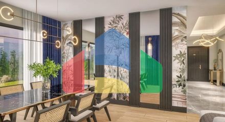 Затишна вілла планування 4 + 1 в районі Дошемеалти - Анталія