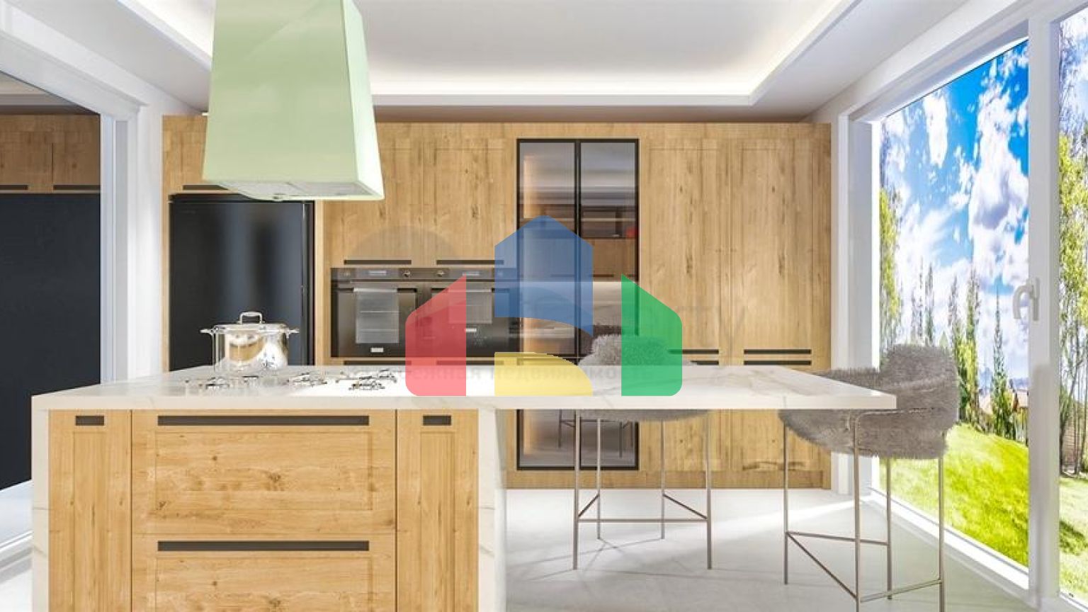 Затишна вілла планування 4 + 1 в районі Дошемеалти - Анталія