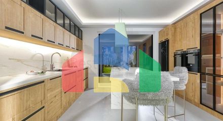 Затишна вілла планування 4 + 1 в районі Дошемеалти - Анталія