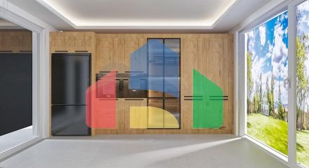 Затишна вілла планування 4 + 1 в районі Дошемеалти - Анталія