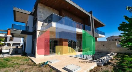 Затишна вілла планування 4 + 1 в районі Дошемеалти - Анталія