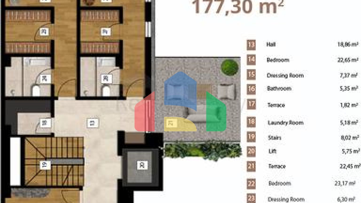Вілла планування 5 + 1 в елітному районі Дошемеалти - Анталія