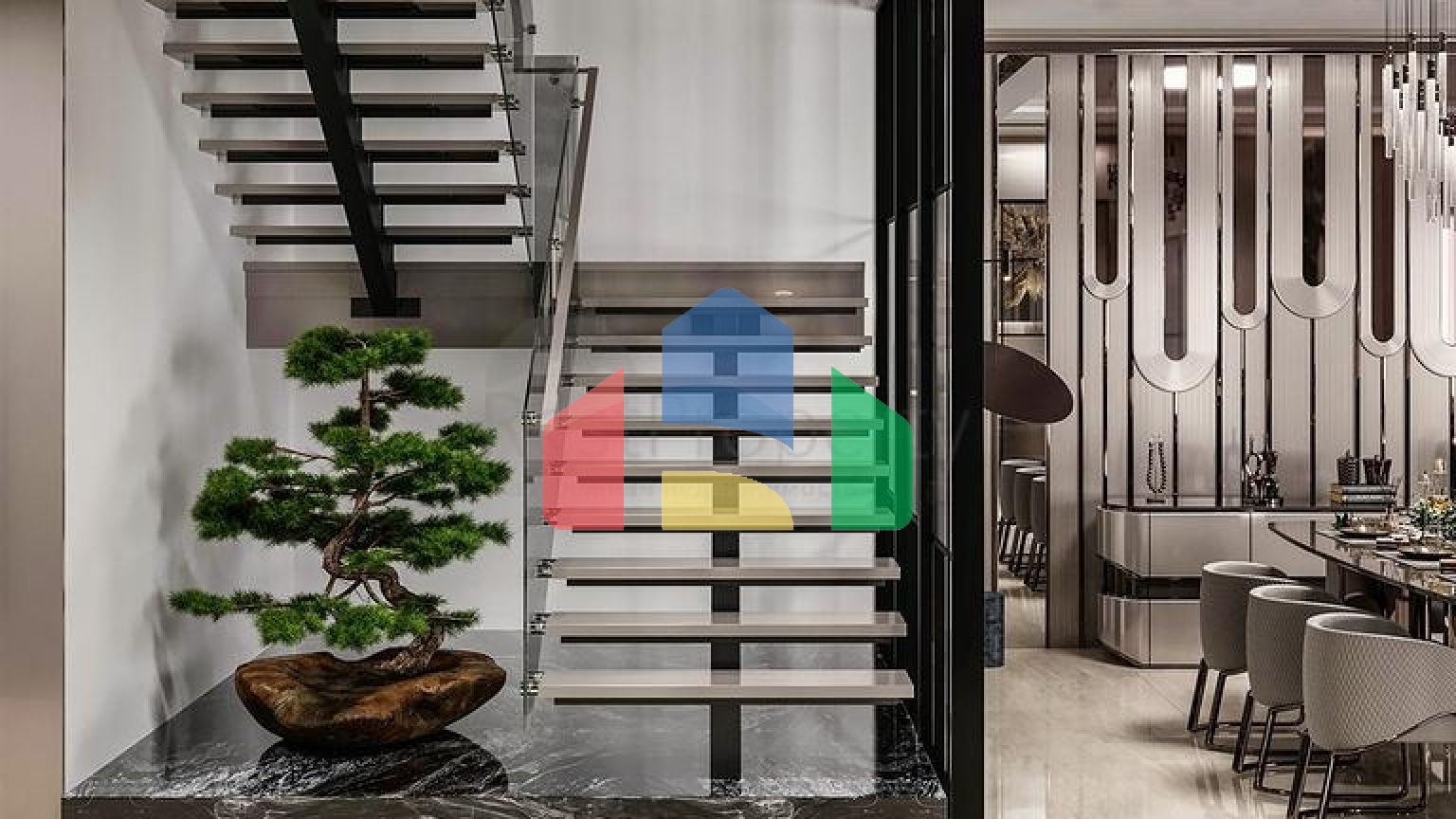 Вілла планування 5 + 1 в елітному районі Дошемеалти - Анталія