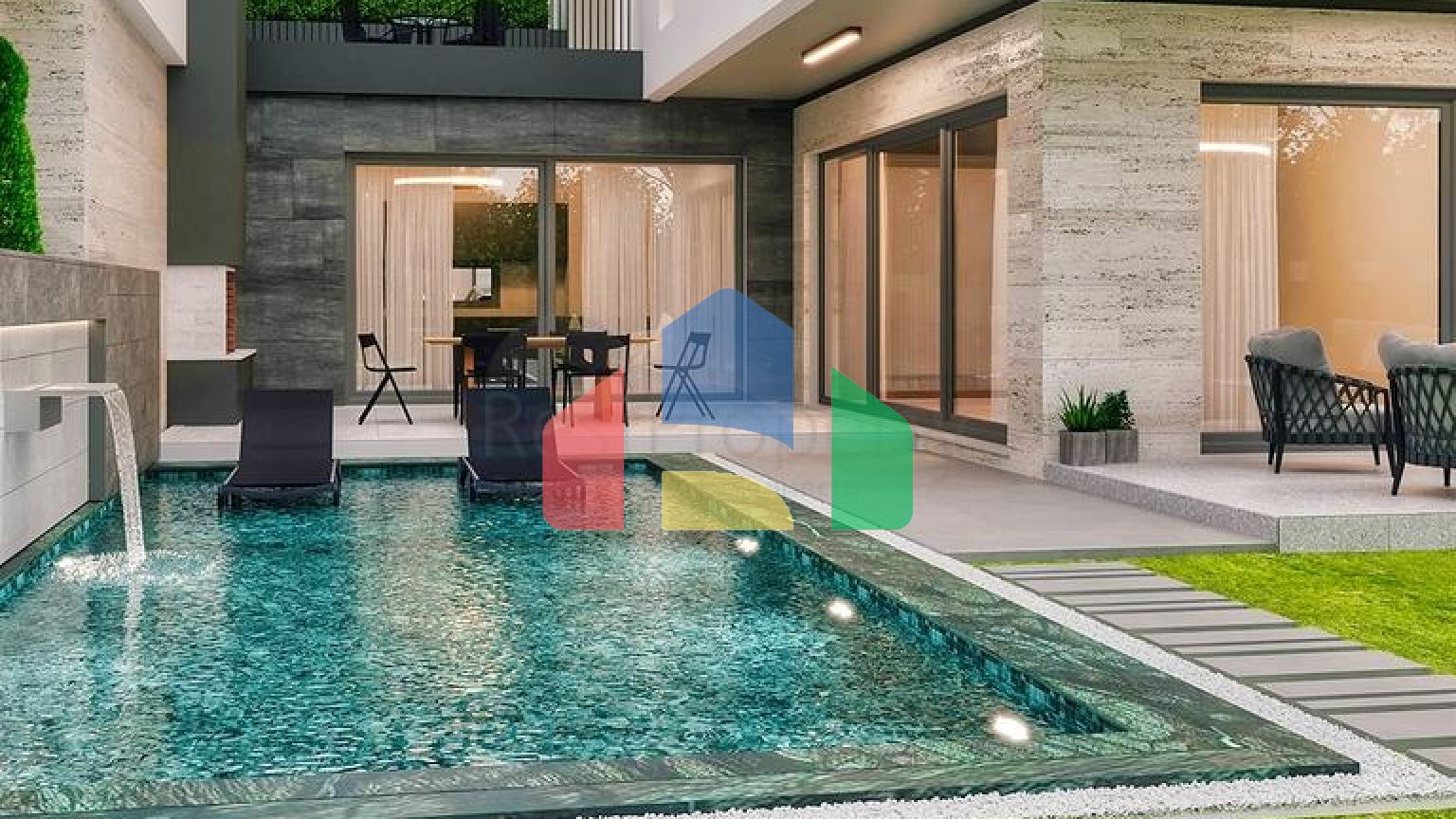 Вілла планування 5 + 1 в елітному районі Дошемеалти - Анталія