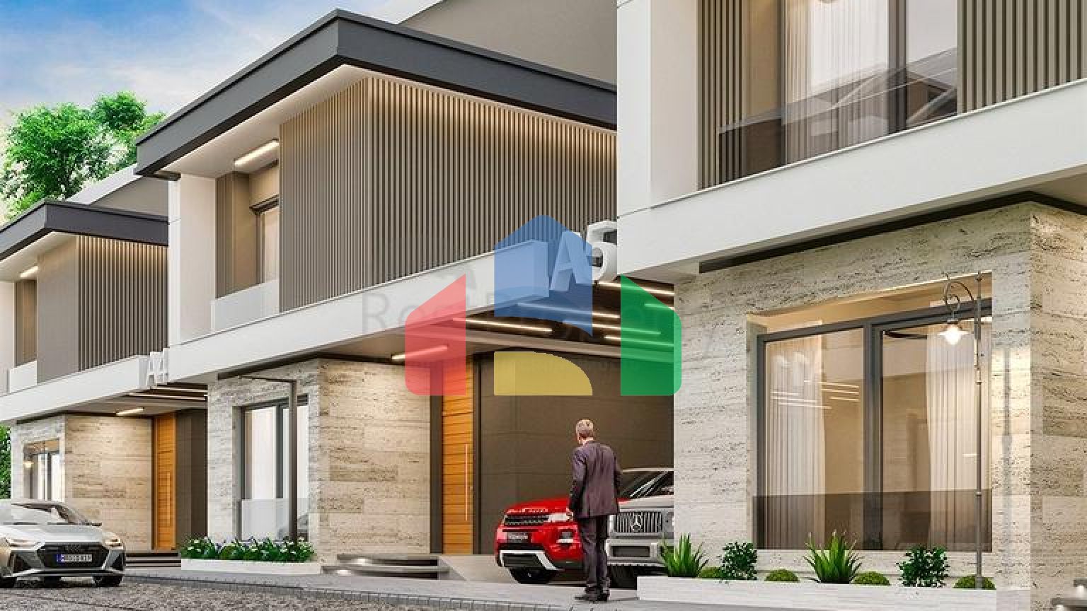 Вілла планування 5 + 1 в елітному районі Дошемеалти - Анталія