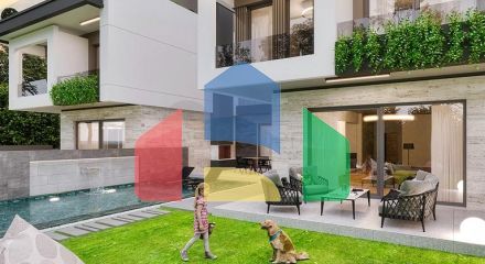 Вілла планування 5 + 1 в елітному районі Дошемеалти - Анталія