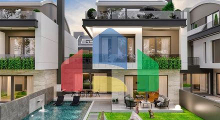 Вілла планування 5 + 1 в елітному районі Дошемеалти - Анталія