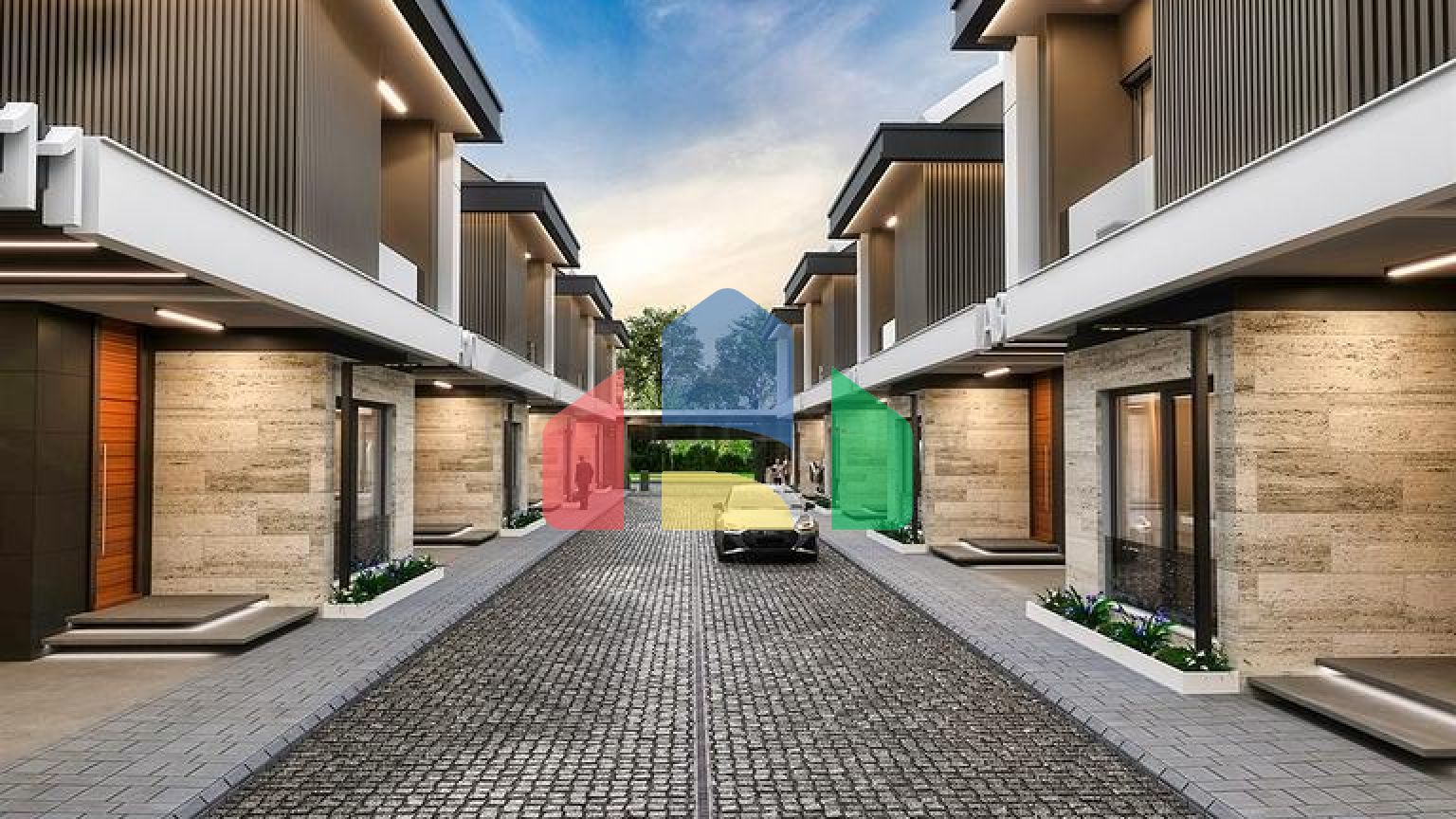 Вілла планування 5 + 1 в елітному районі Дошемеалти - Анталія