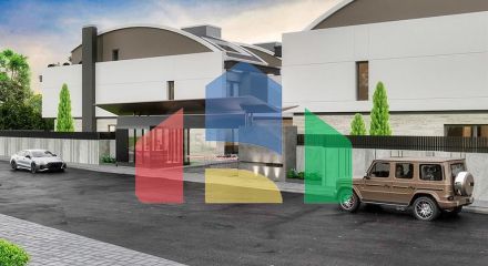 Вілла планування 5 + 1 в елітному районі Дошемеалти - Анталія