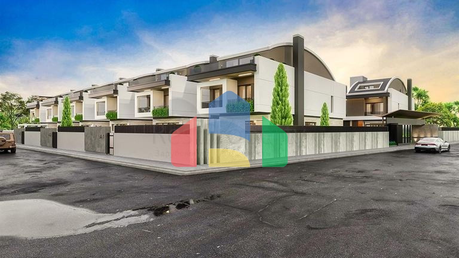 Вілла планування 5 + 1 в елітному районі Дошемеалти - Анталія