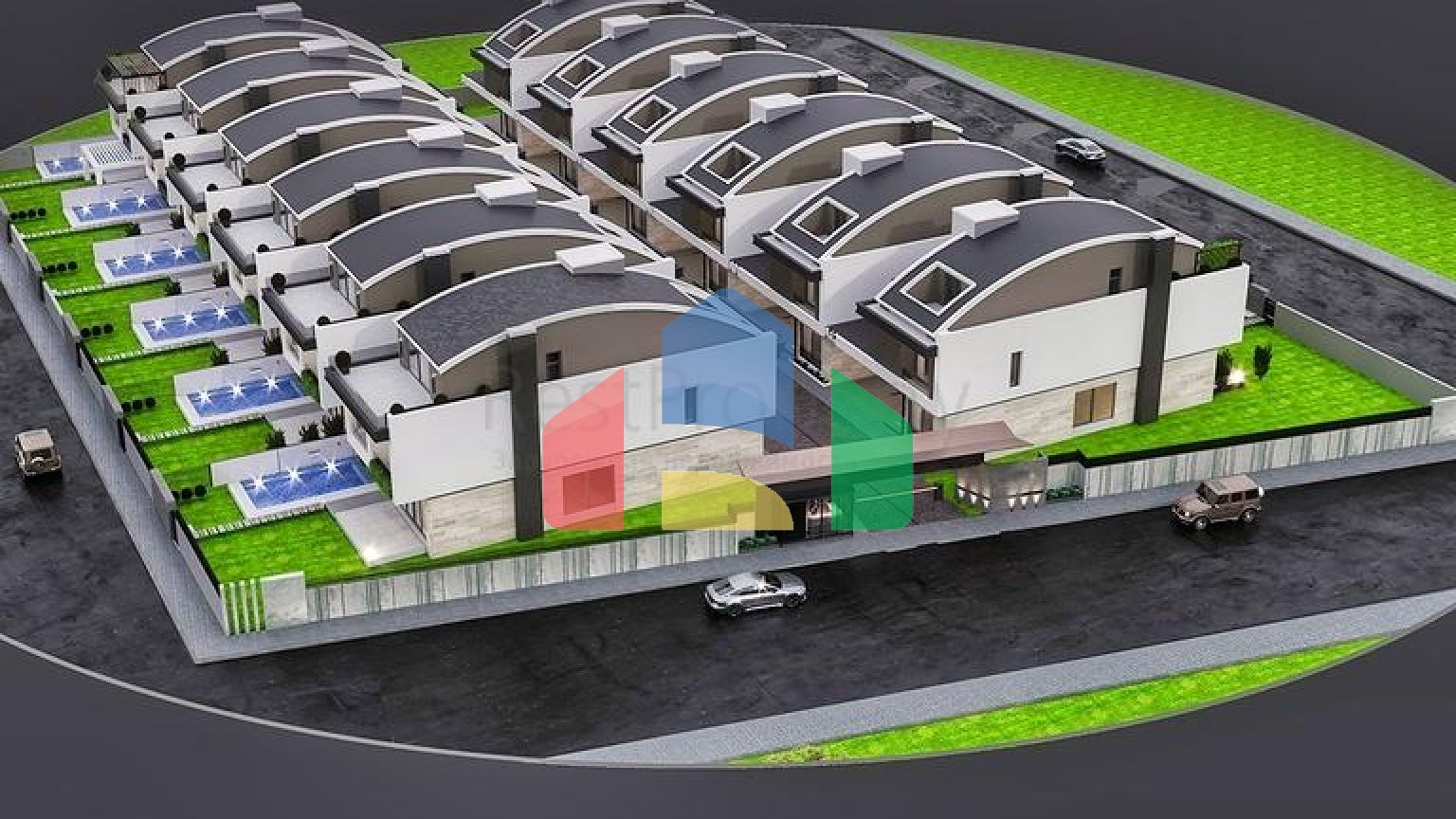 Вілла планування 5 + 1 в елітному районі Дошемеалти - Анталія