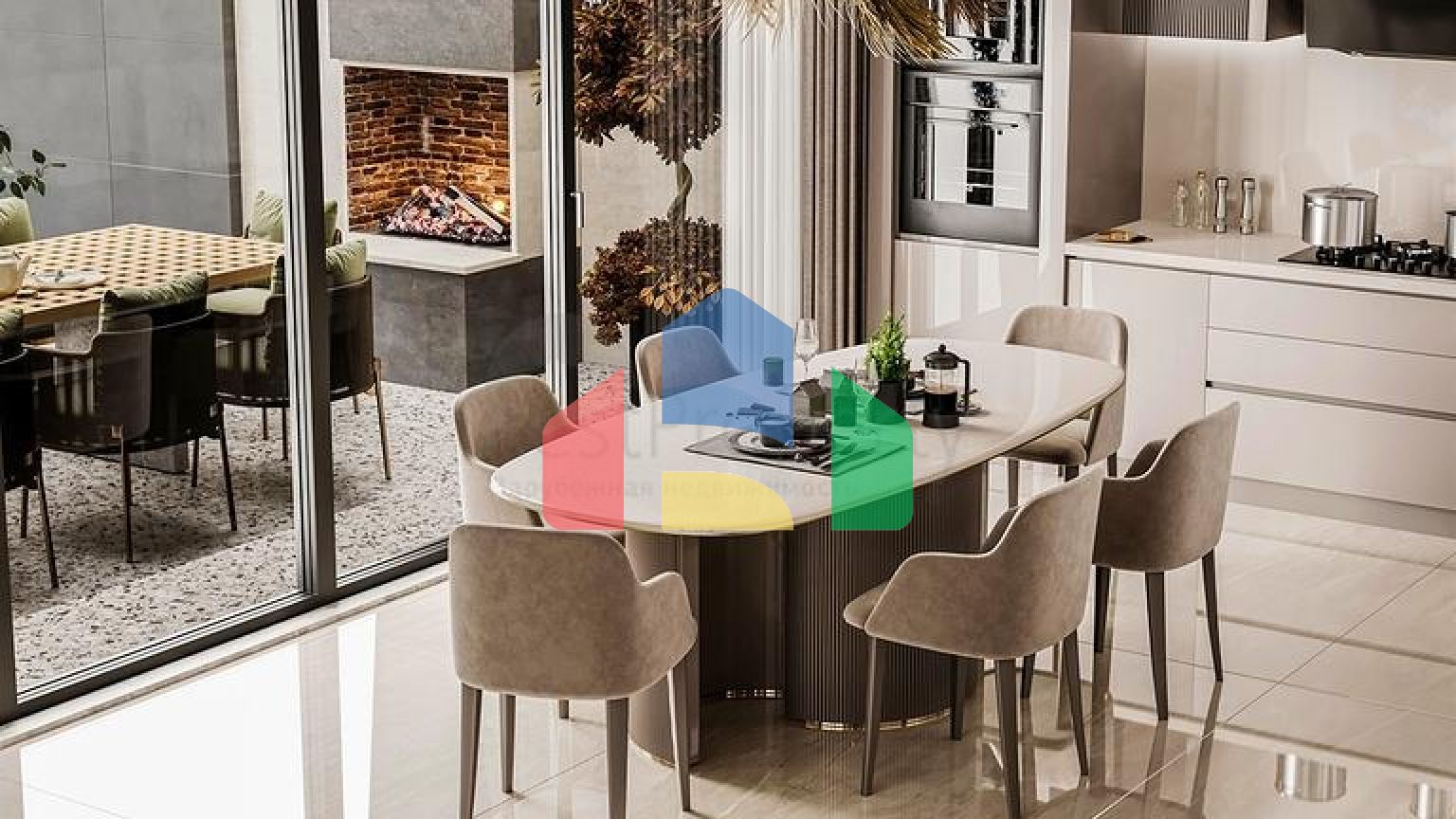 Вілла планування 5 + 1 в елітному районі Дошемеалти - Анталія