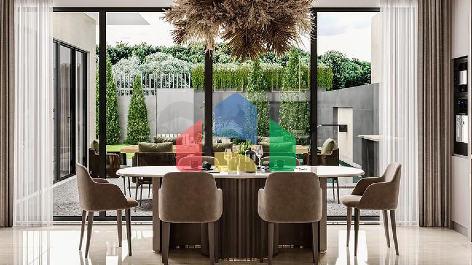 Вілла планування 5 + 1 в елітному районі Дошемеалти - Анталія