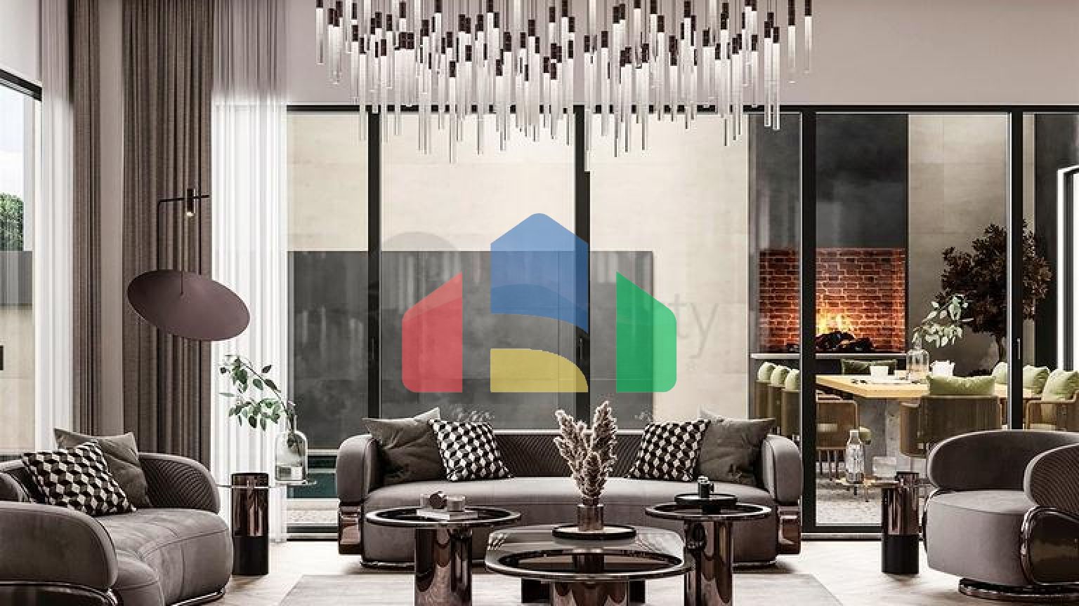 Вілла планування 5 + 1 в елітному районі Дошемеалти - Анталія