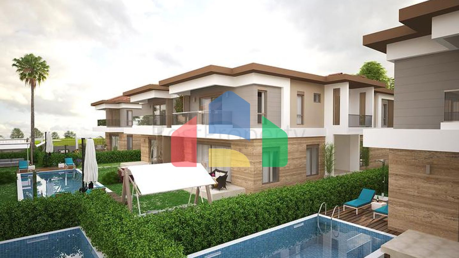 Виллы в престижном районе Дошемеалты - Анталия