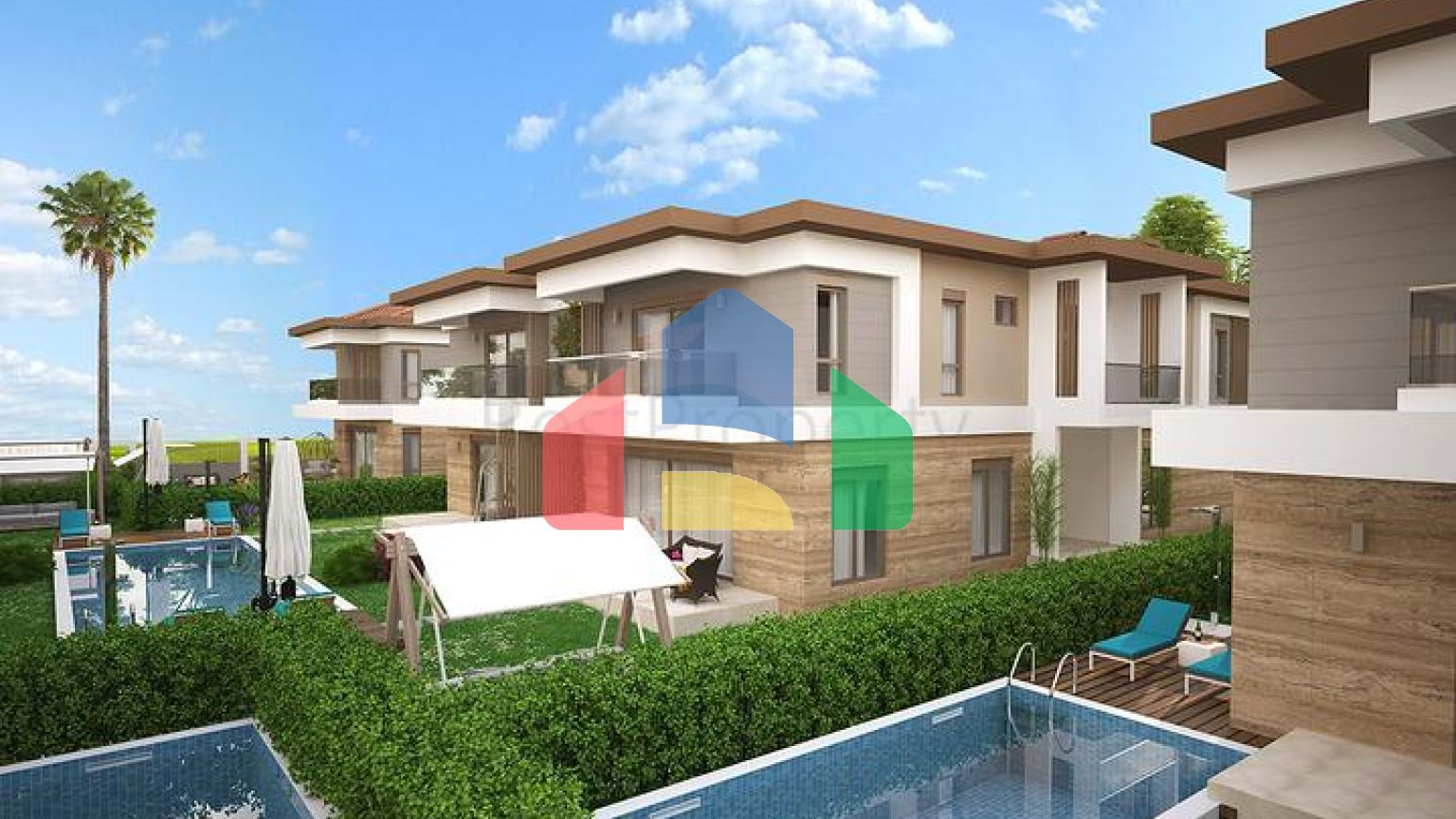 Виллы в престижном районе Дошемеалты - Анталия