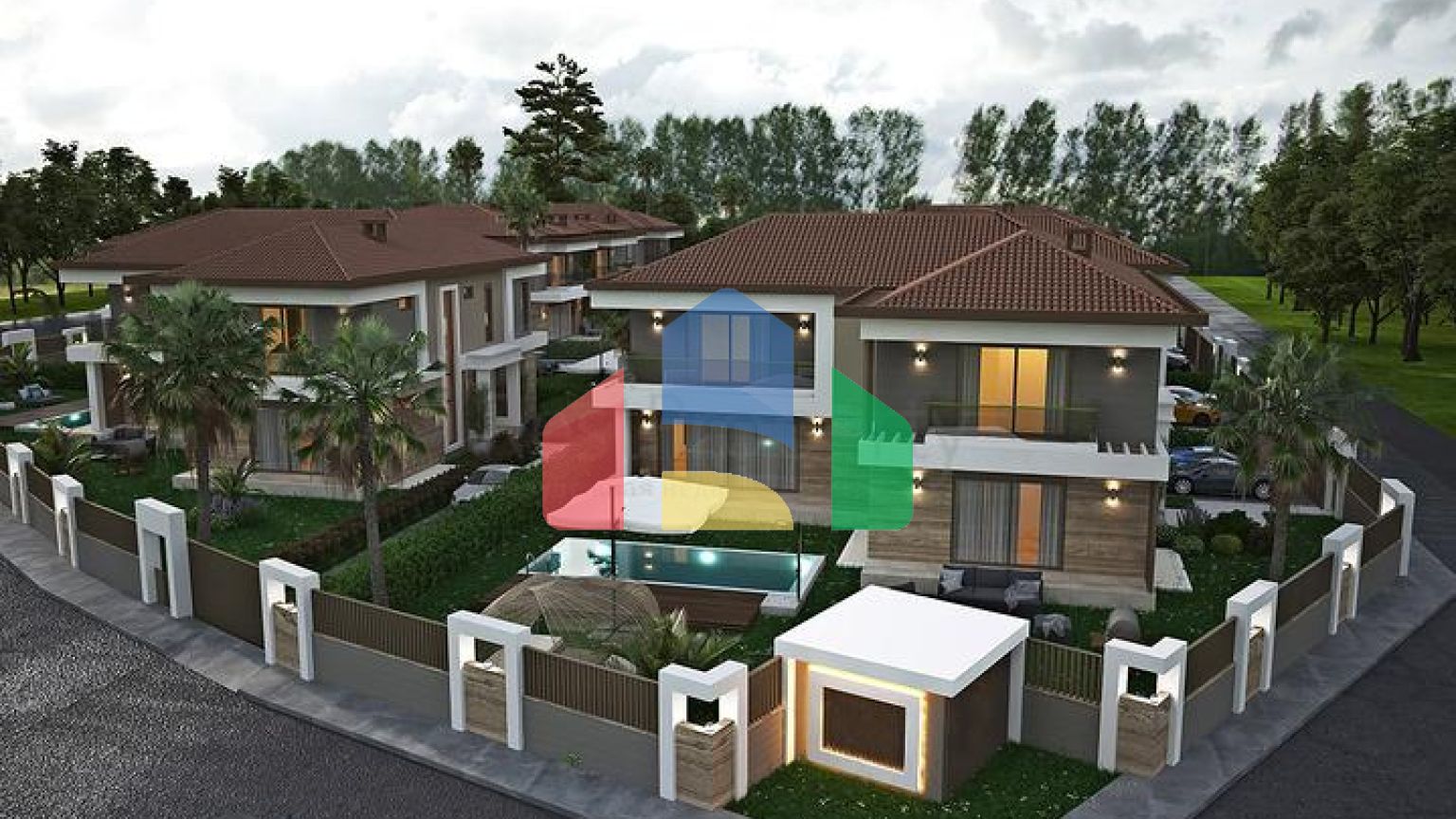 Виллы в престижном районе Дошемеалты - Анталия